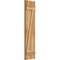 Ekena Millwork Joined Board-n-Batten Shutters w/Z-Bar, Rough Sawn Western Red Cedar, 10 3/4W x 44H, PR RBJ06Z11X044RWR - alternate 4